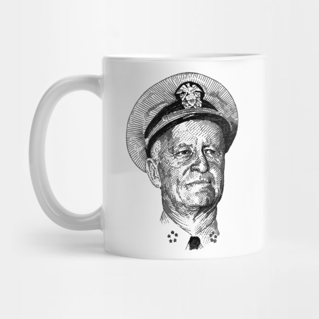 Admiral Chester Nimitz by warishellstore